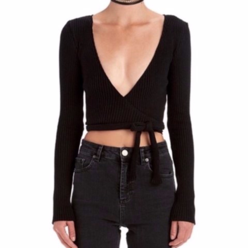 are you am I ciel wrap top